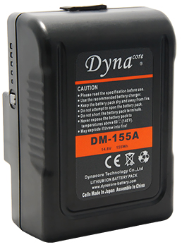 Dynacore DM-155A Gold Mount battery for rent.